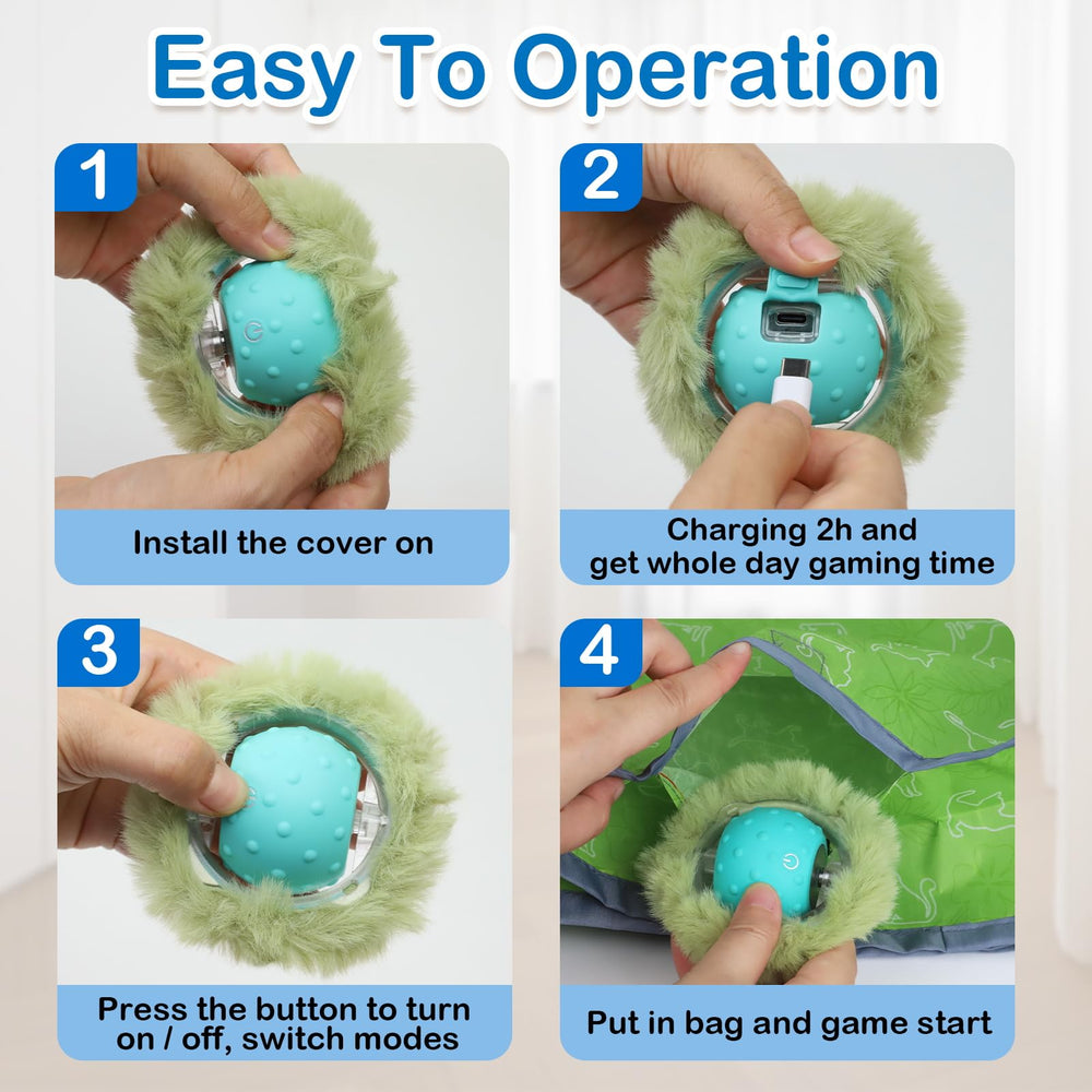 Waaiio indoor-exercise setup for keeping bored cats active