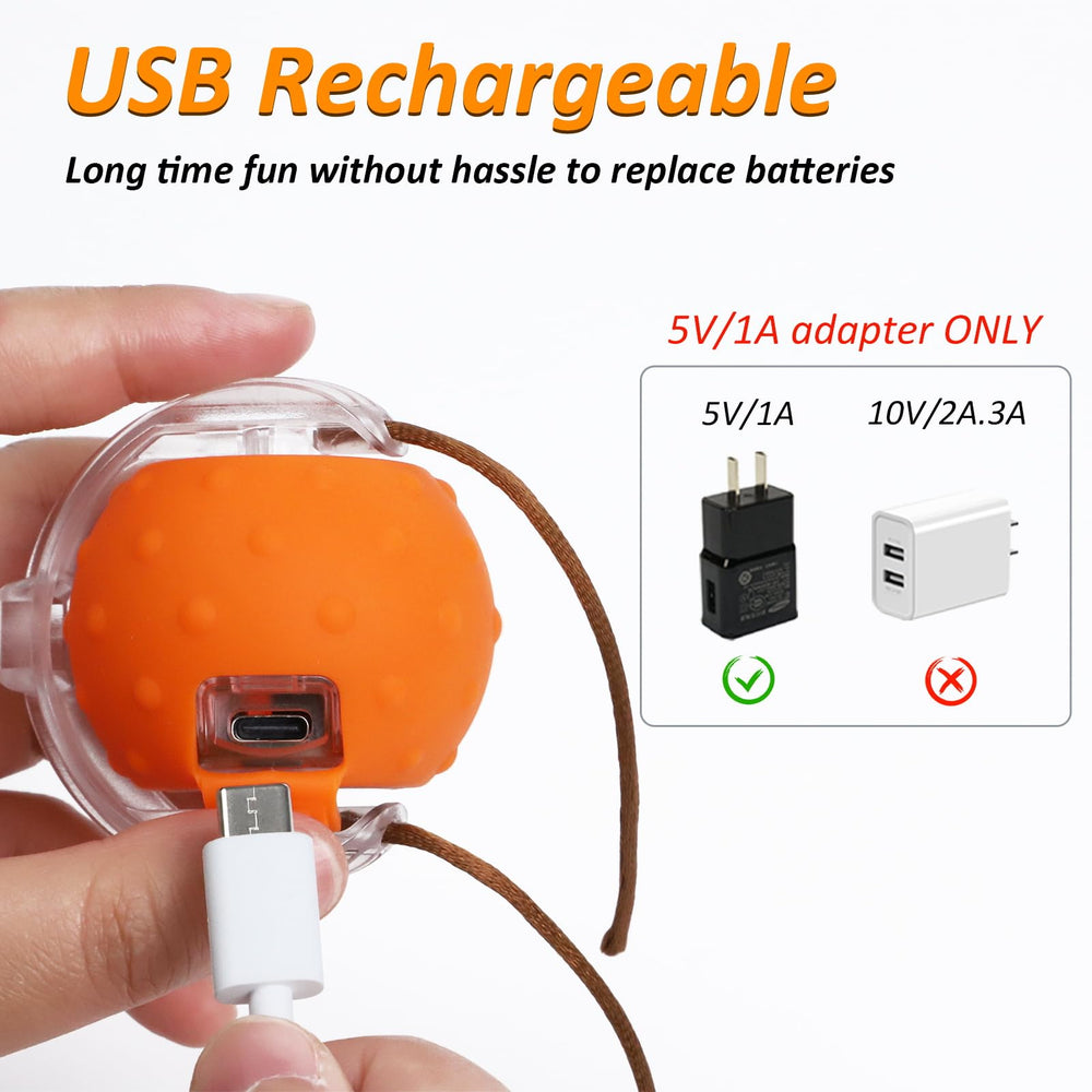 Waaiio rechargeable cat toy battery design enables quick charging and reuse