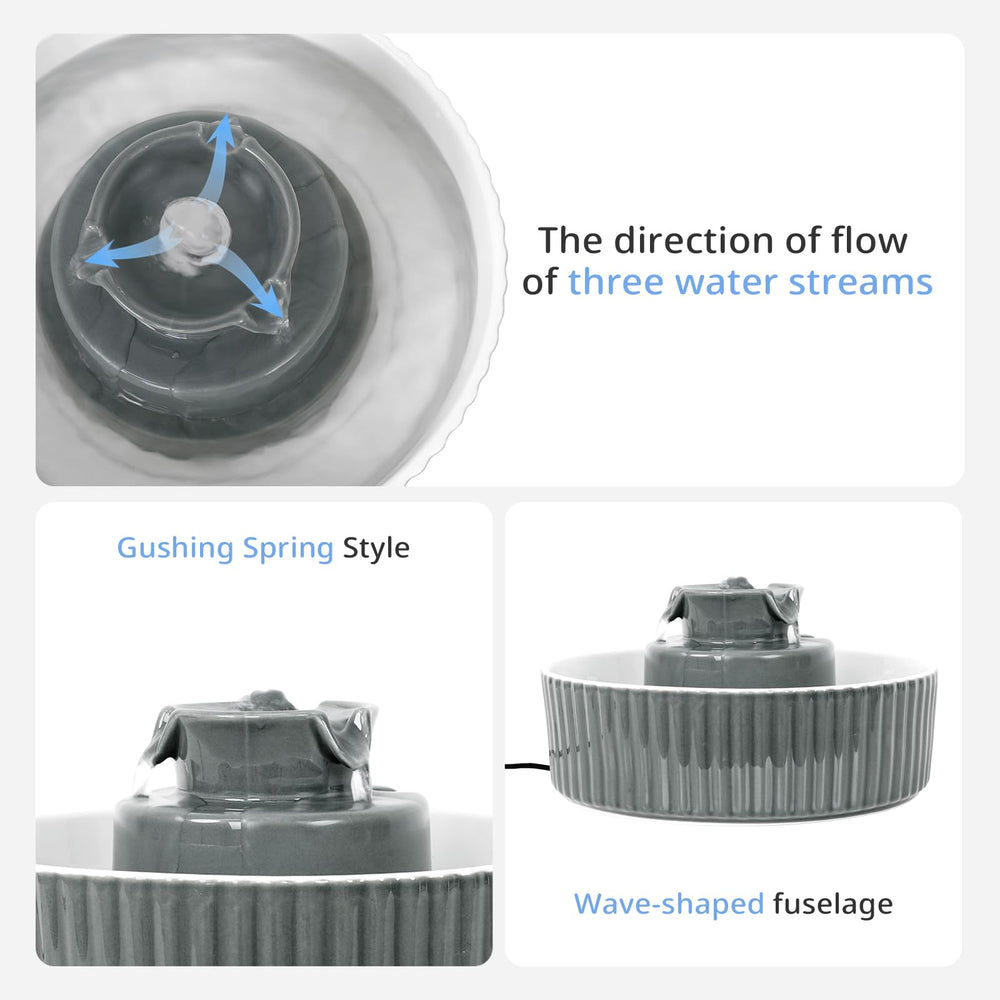 Waatoos 2-in-1 design with pump and foam/charcoal filters for ongoing freshness.