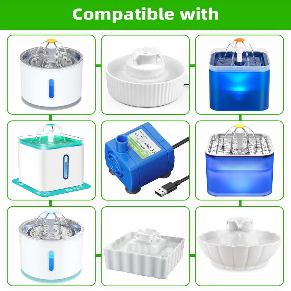 Waatoos DR-DC160 IP68 design shown for splash-resistant durability in fountains.