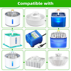 Waatoos DR-DC160 IP68 design shown for splash-resistant durability in fountains.