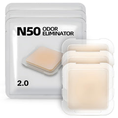 waatoos N50-2.0 odor eliminator packaging—3-pack for convenient odor control.