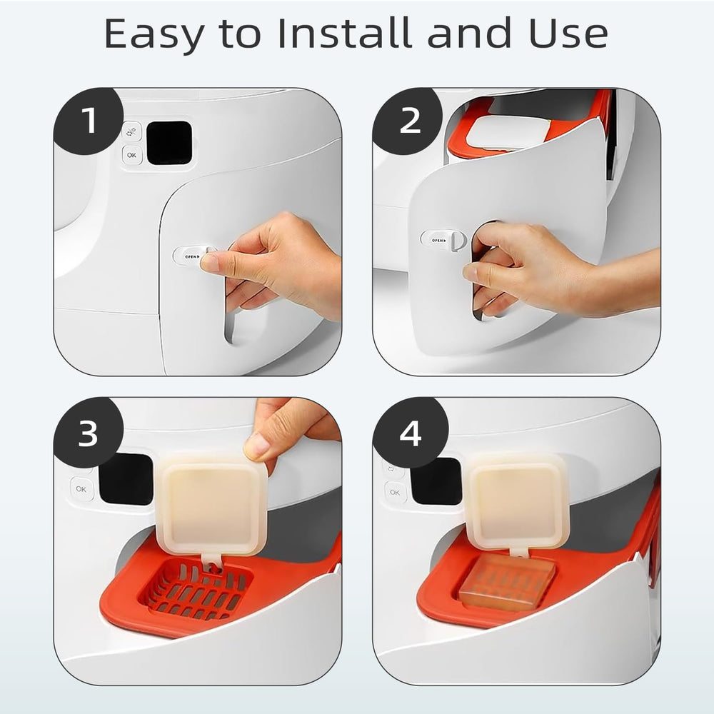 Waatoos N50 Odor Eliminator tube-out with packaging highlights easy replacement and lasting freshness.