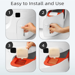 Waatoos N50 Odor Eliminator tube-out with packaging highlights easy replacement and lasting freshness.