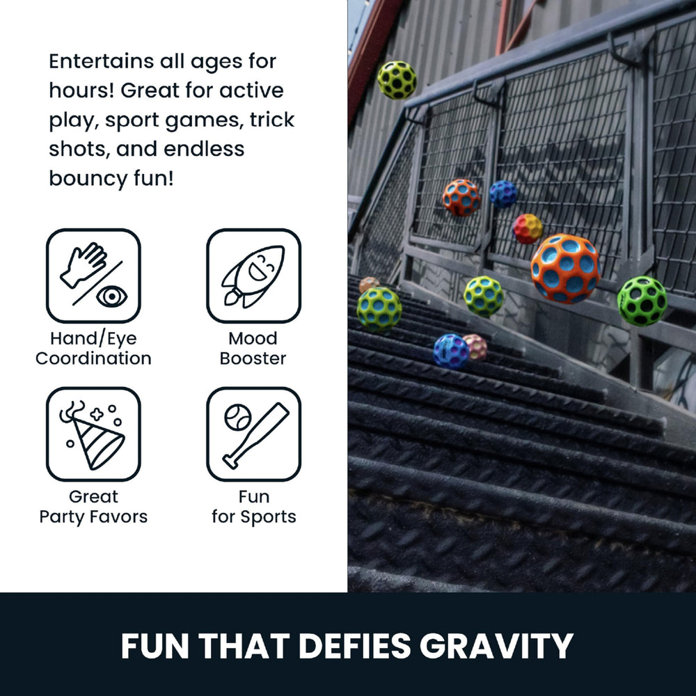Waboba Moon Ball Original 3-pack display for group play and gifting.