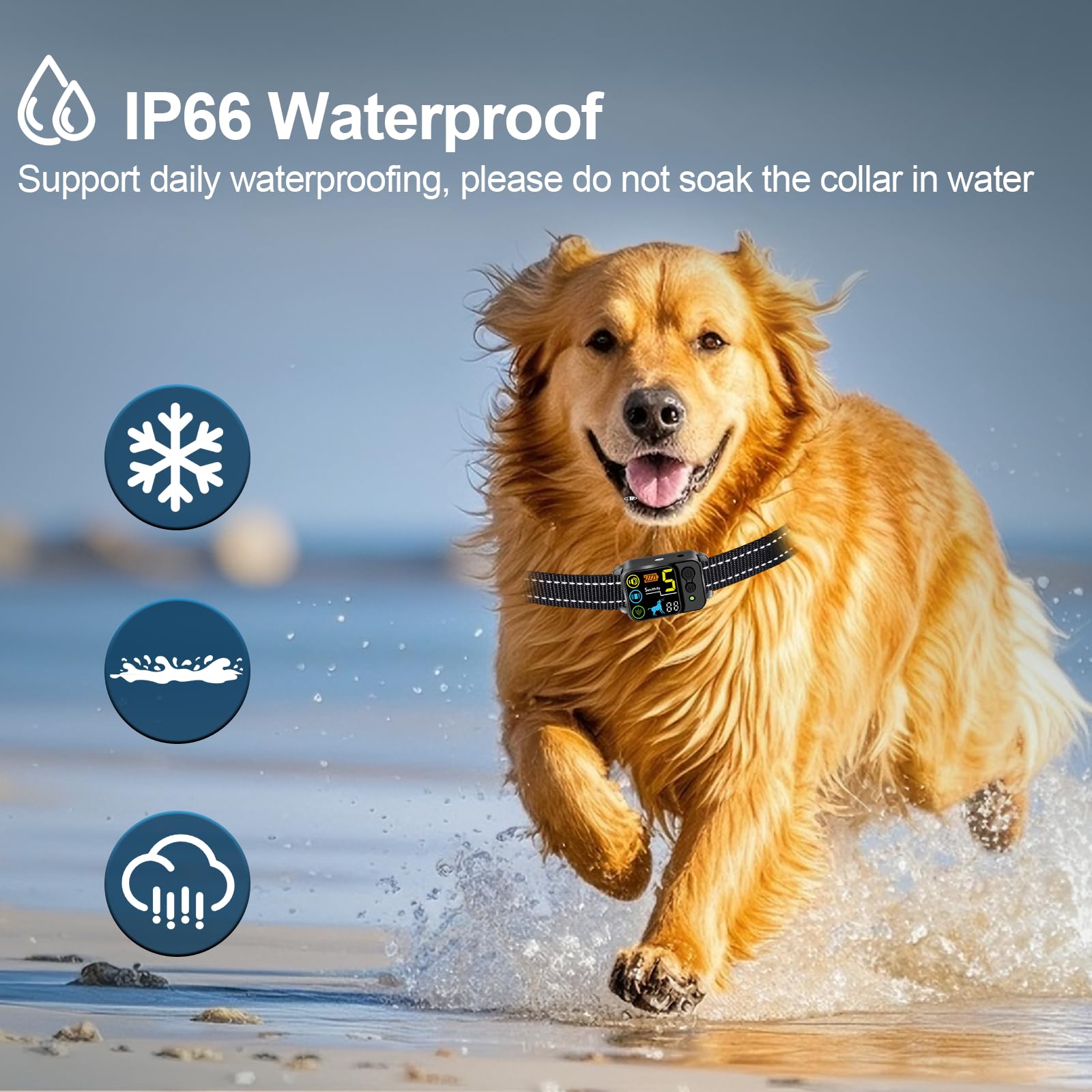 Wacnem Citronella Bark Collar beep mode signals training cues