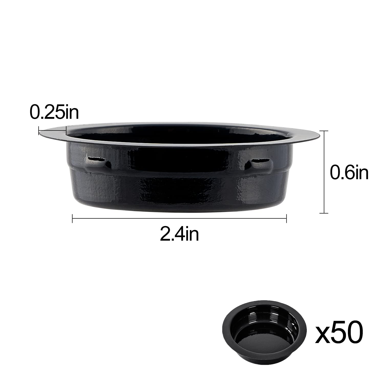 WACOOL acrylic feeding cups close-up, 6-pack for organized feeding.