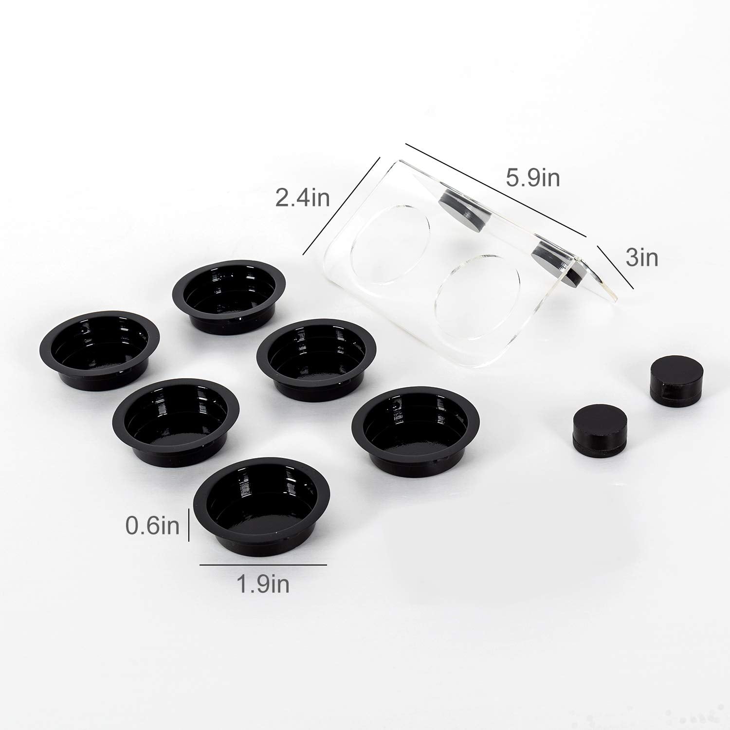 WACOOL ledge mounted on tank for convenient feeding setup.