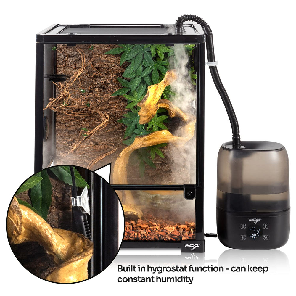 WACOOL fogger includes suction cups to fix tubing for stable mist
