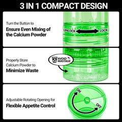 WACOOL TERRA cricket calcium mixer compact size enables portable on-the-go use.