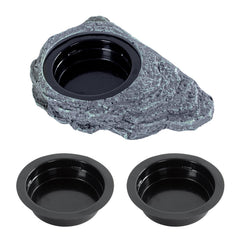Wacool Terra Gecko Ledge single bowl for tidy feeding inside tanks