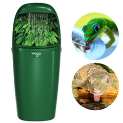 WACOOL TERRA Reptile Water Dripper side view showing automatic hydration in terrarium