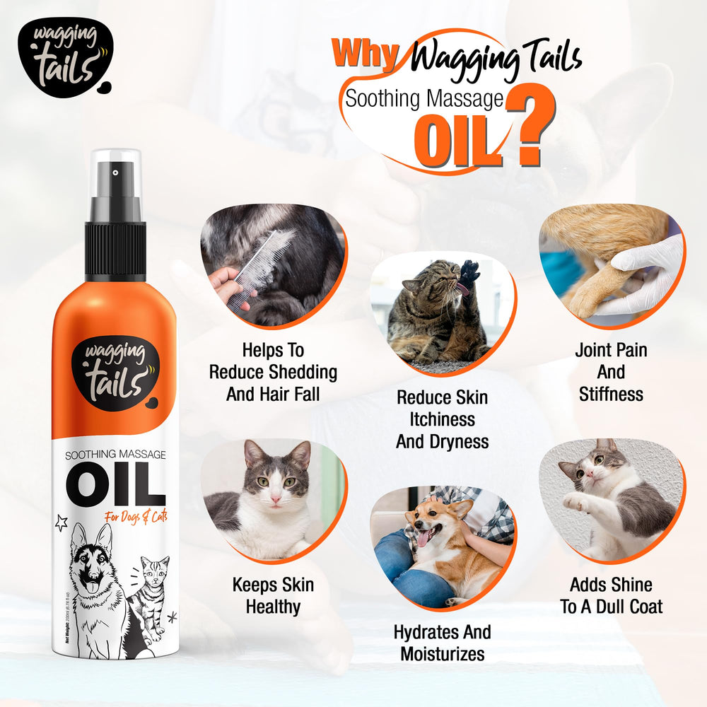Wagging Tails 6-in-1 bottle demonstrates versatile pet care benefits.