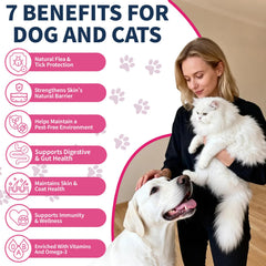 Wagmee bacon flavor drops added to pet food for easy dosing.