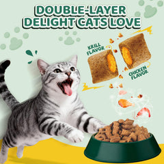 Wagmee cat chews krill core reveals tasty, palatable chew.