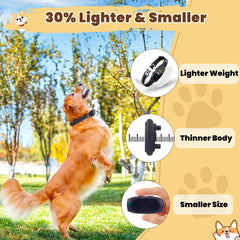 Wagnation bark collar on compact design showcases lightweight form for daily wear.