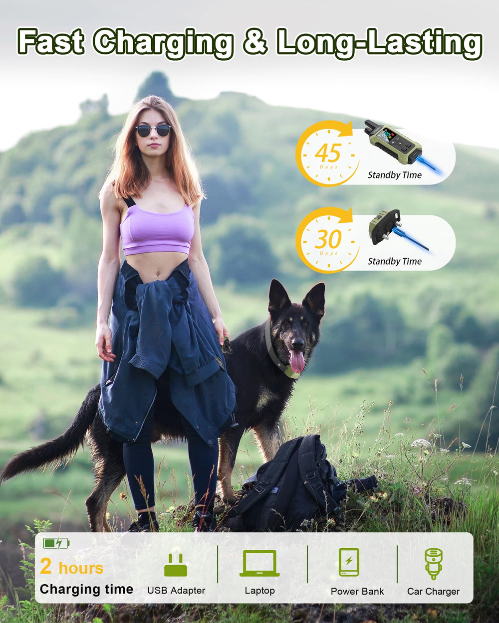 Wagnation remote range up to 4000 feet for versatile outdoor training.