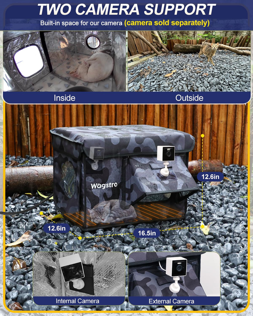 Wagstro easy assembly fold flat—compact storage between outings