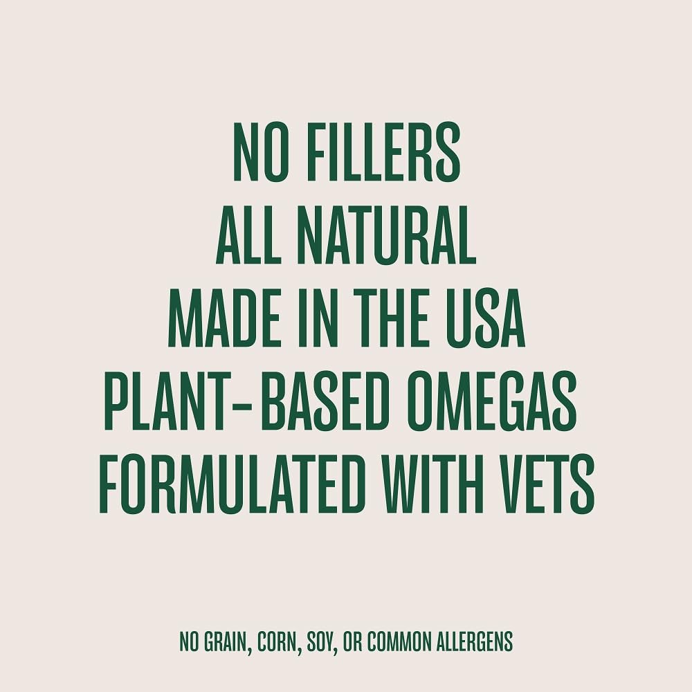 WagWell Ahiflower Omega Chews texture close-up emphasizing natural ingredients
