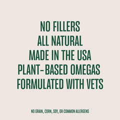 WagWell Ahiflower Omega Chews texture close-up emphasizing natural ingredients