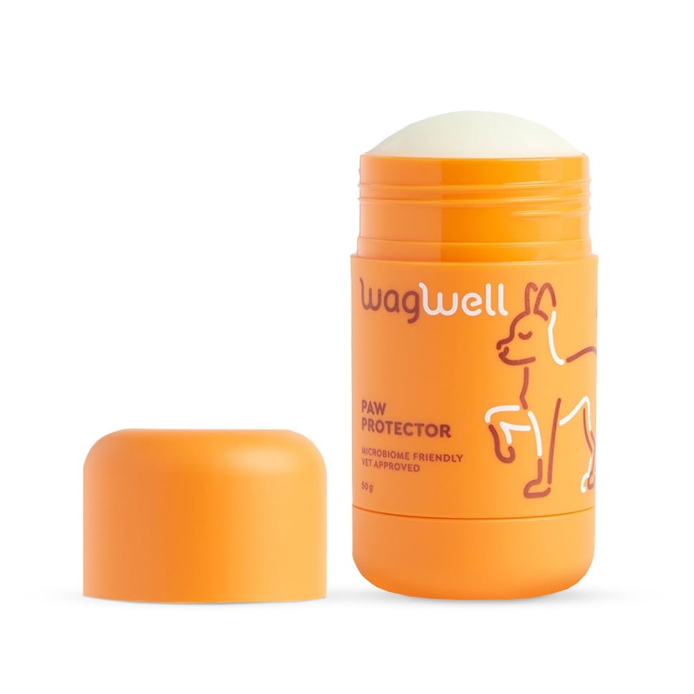 WagWell Paw Protector twist-apply action shows easy, no-mess paw care