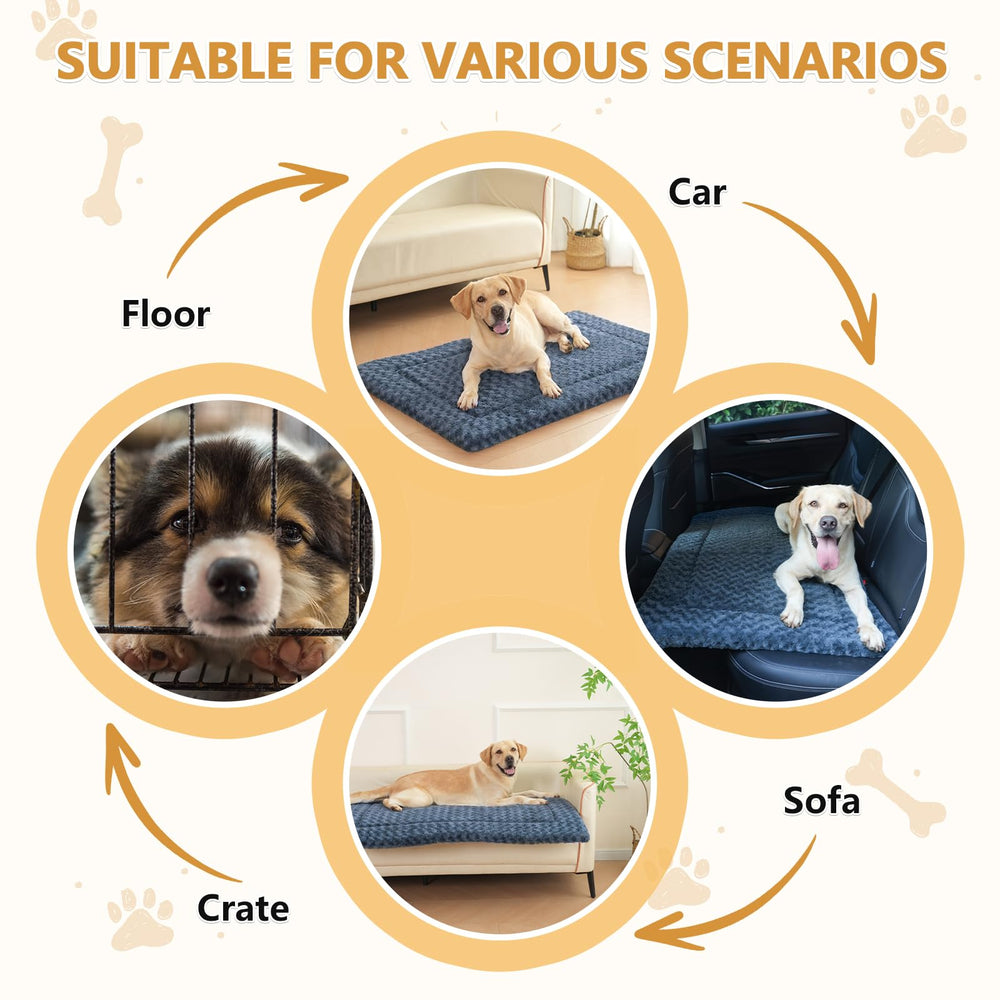 WagWonders dog bed mat being machine washed for easy cleaning