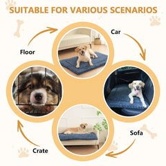 WagWonders dog bed mat being machine washed for easy cleaning