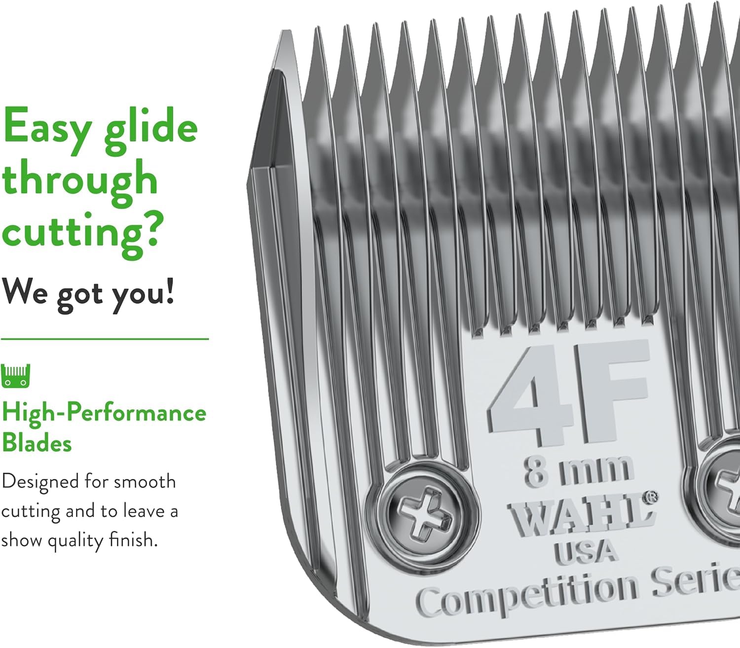 Wahl 2375-100 blade assembly shown for easy replacement and consistent grooming