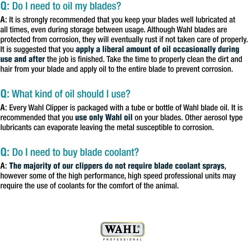 Wahl Animal 4F blade provides smooth cut performance on coats