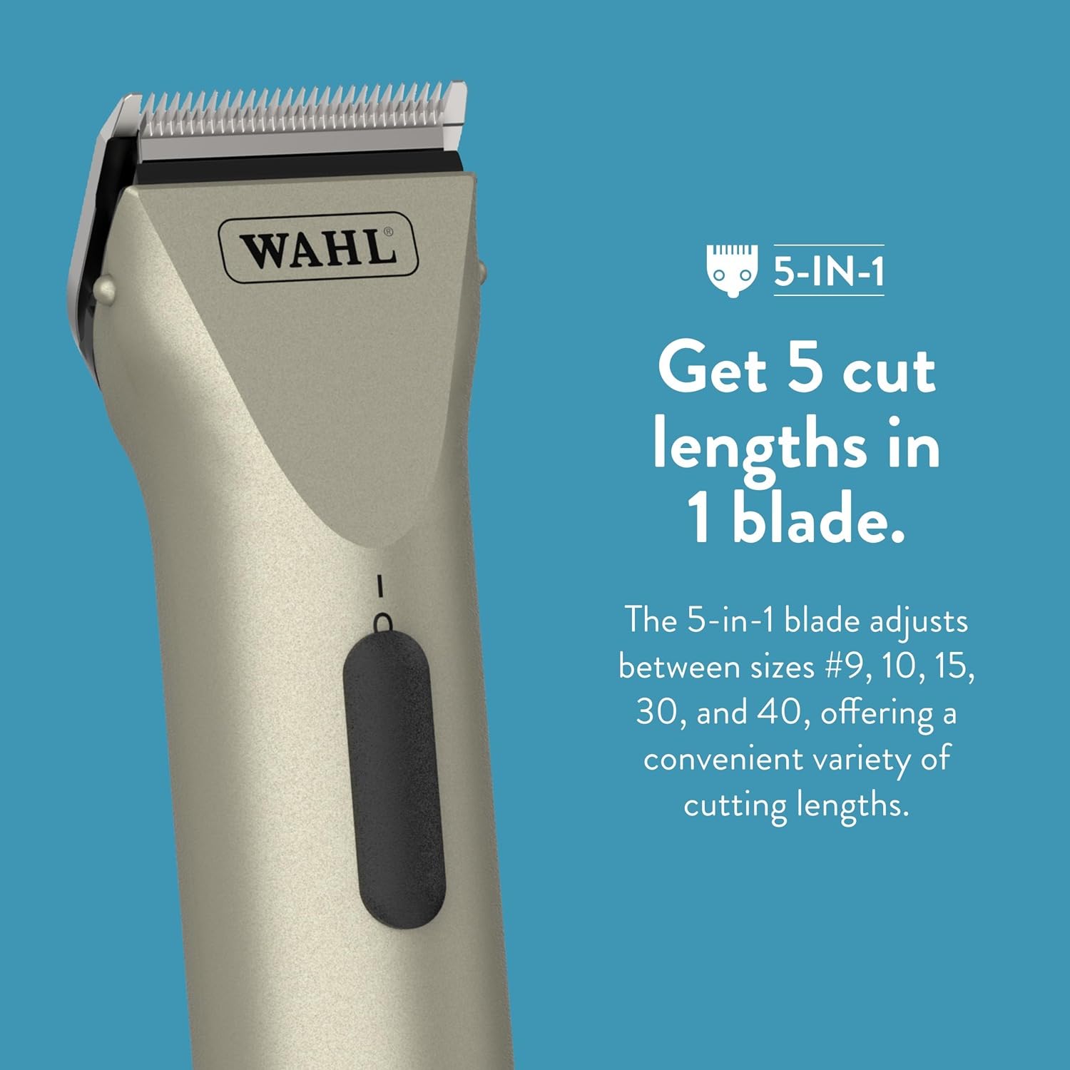 Wahl Arco charging stand keeps tools ready between sessions.