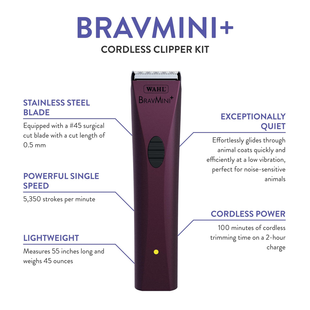 Wahl BravMini+ blade 45 surgical cut for precise trims