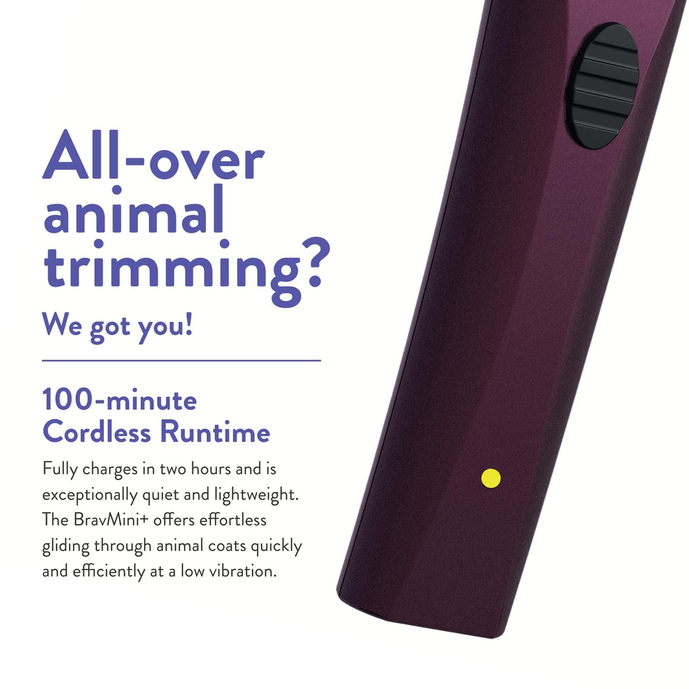 Wahl BravMini+ quiet lightweight design for calm grooming