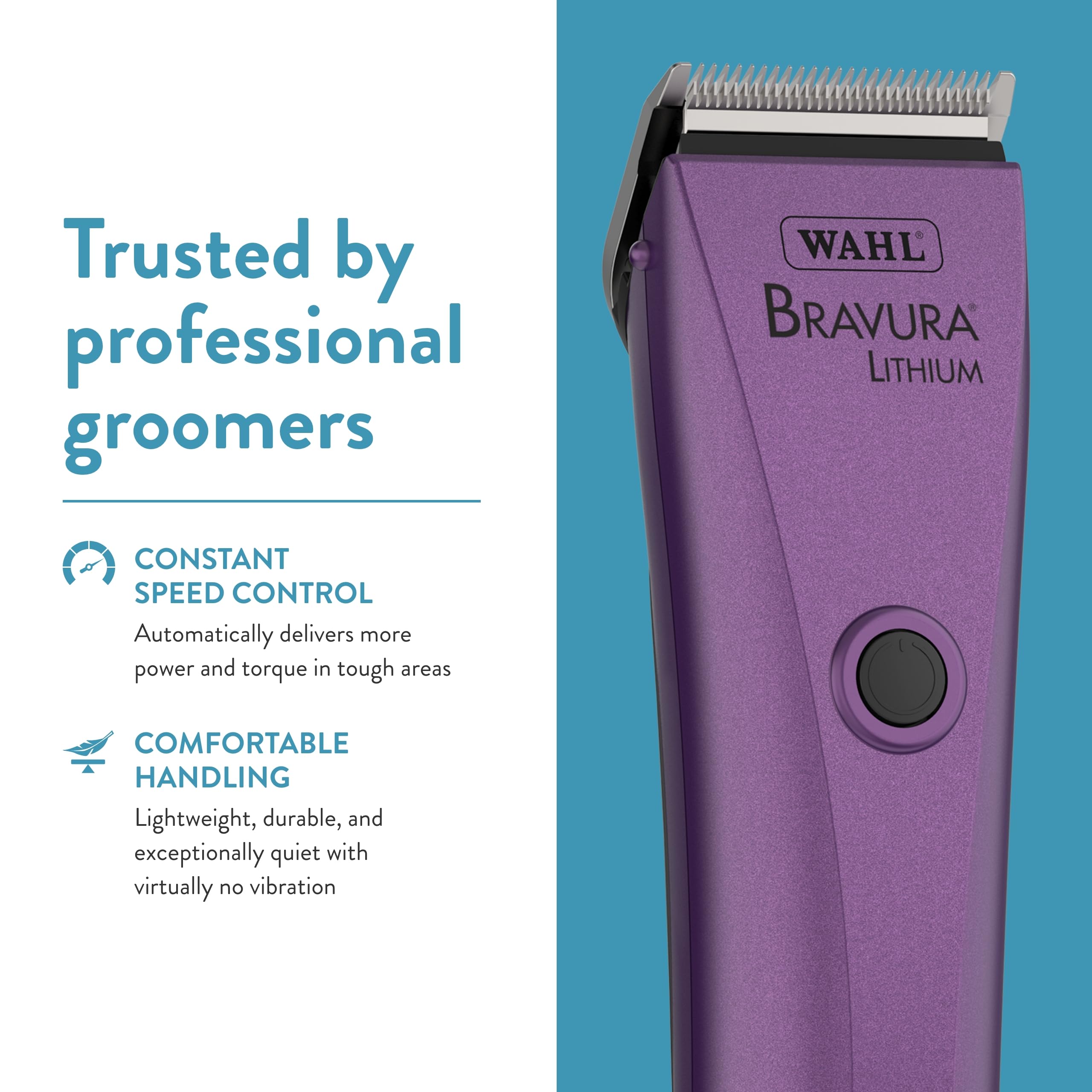 Wahl Bravura blade oil promotes smooth blade maintenance