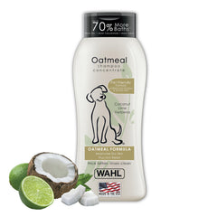 Wahl dog shampoo bottle 24oz for extended baths.