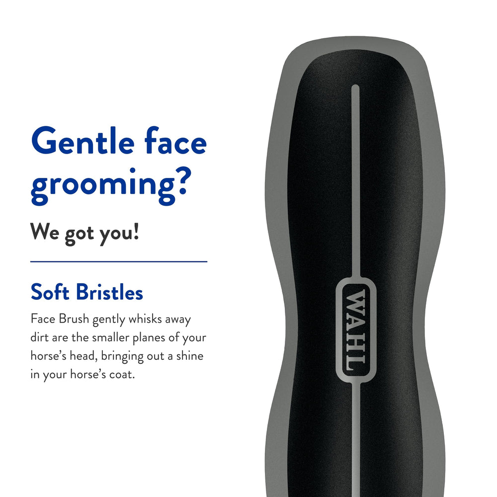 Wahl equine grooming face brush detail for small facial areas