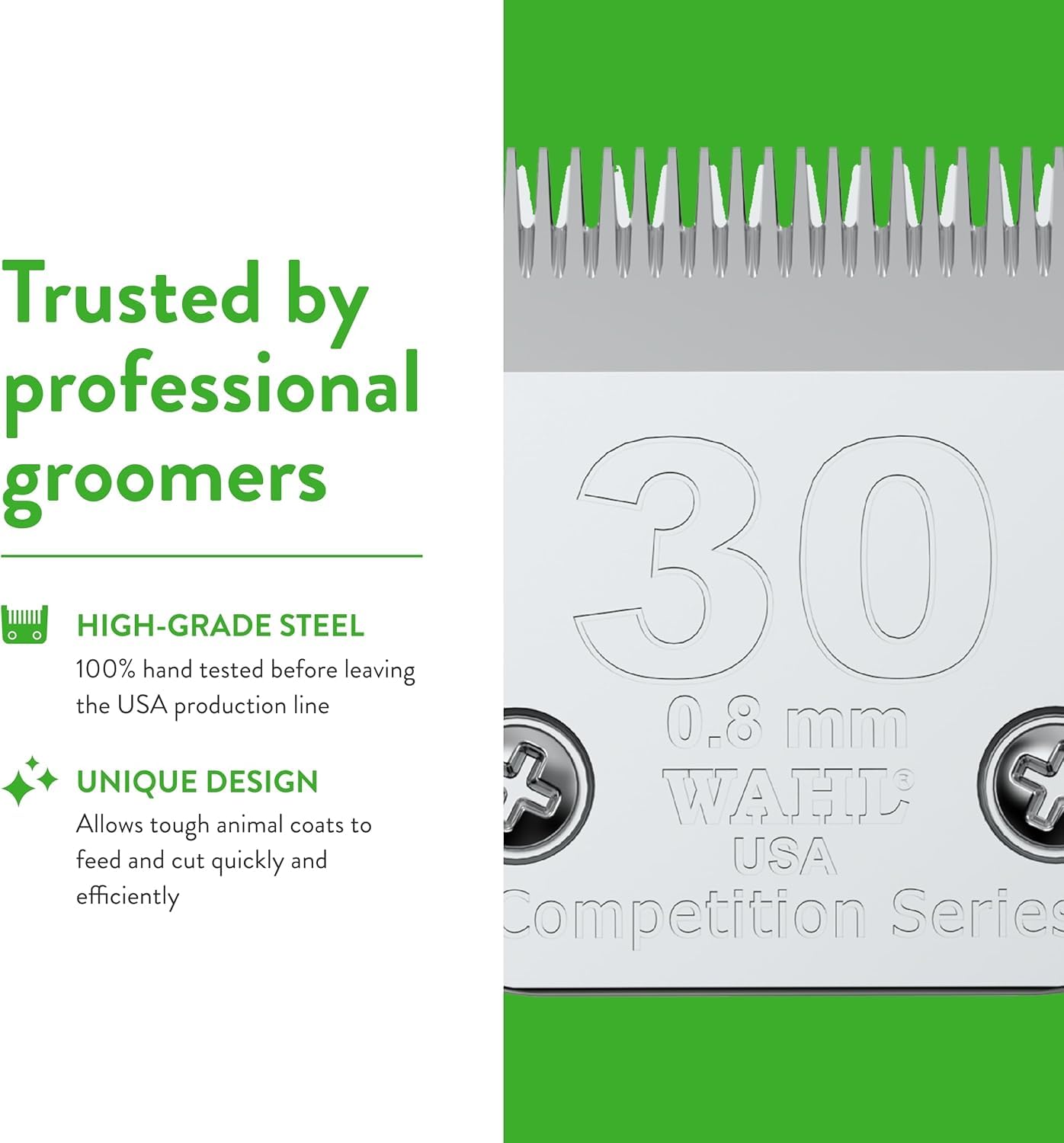 Wahl livestock trimming demonstrates smooth, consistent cuts across animals.