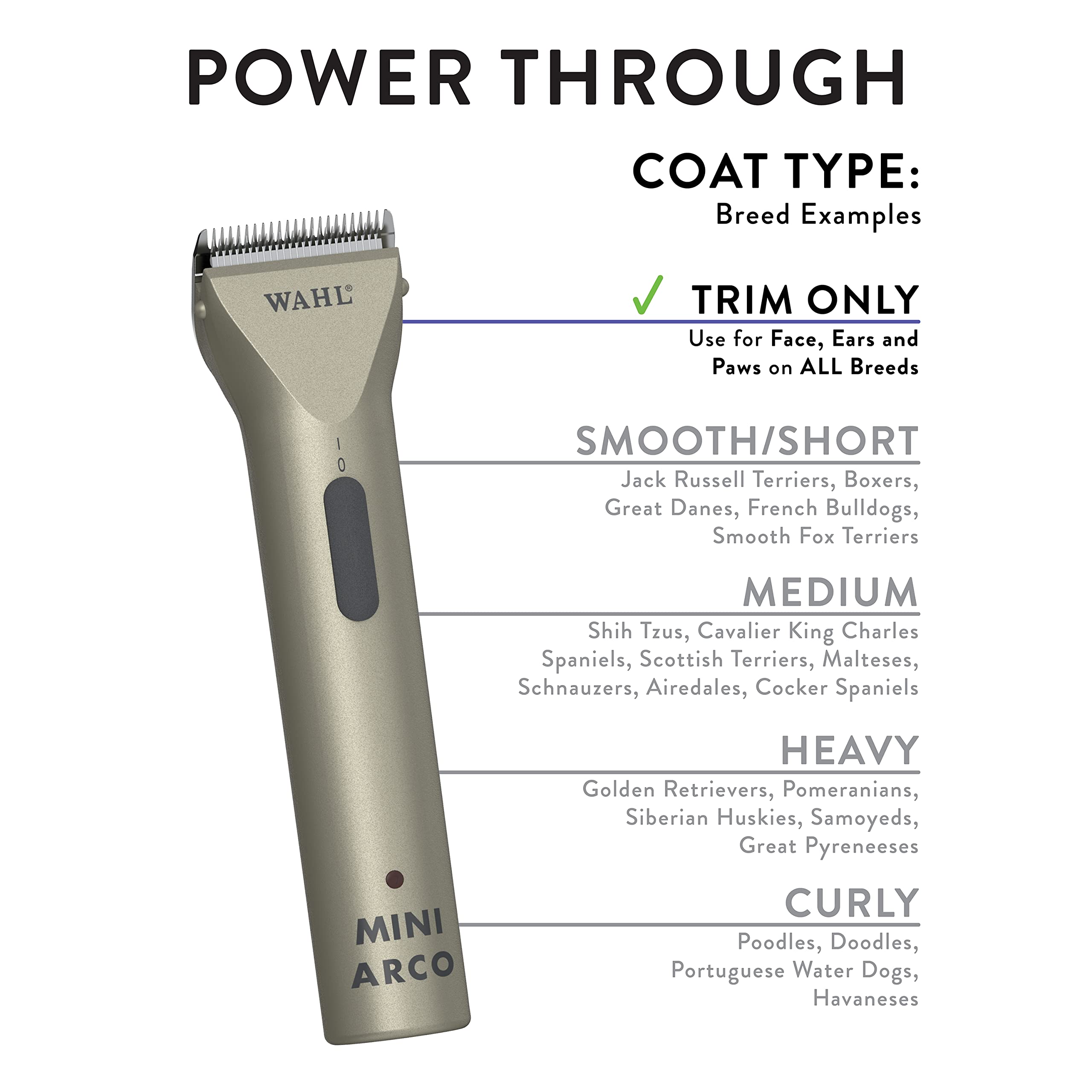 Wahl MiniArco cleaning brush keeps blades ready for use