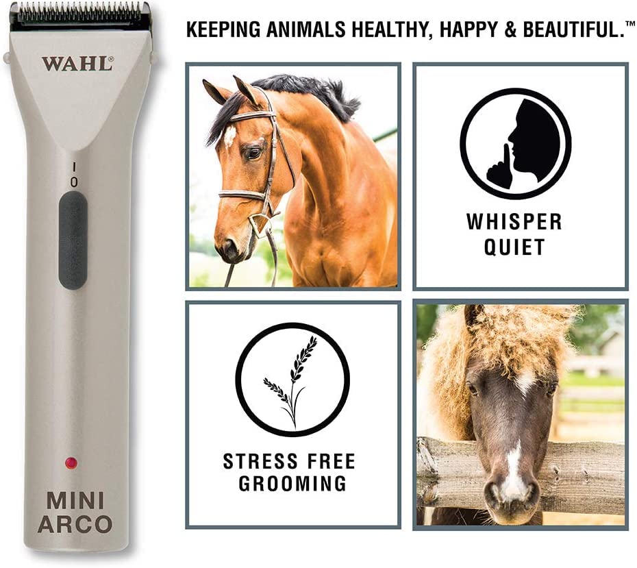 Wahl MiniArco lightweight clipper for easy handling during grooming