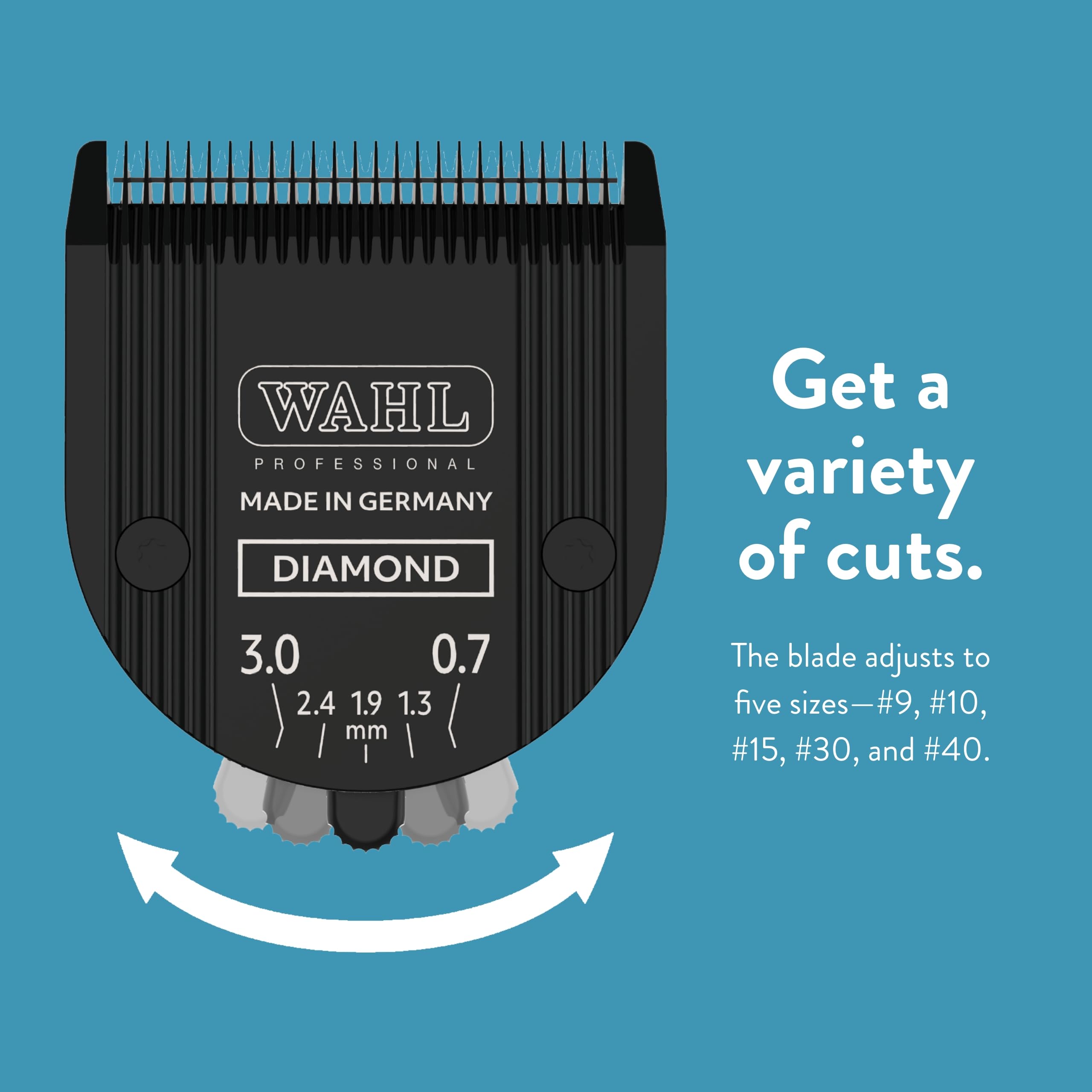 WAHL quality-assurance stamp visible on the packaging.