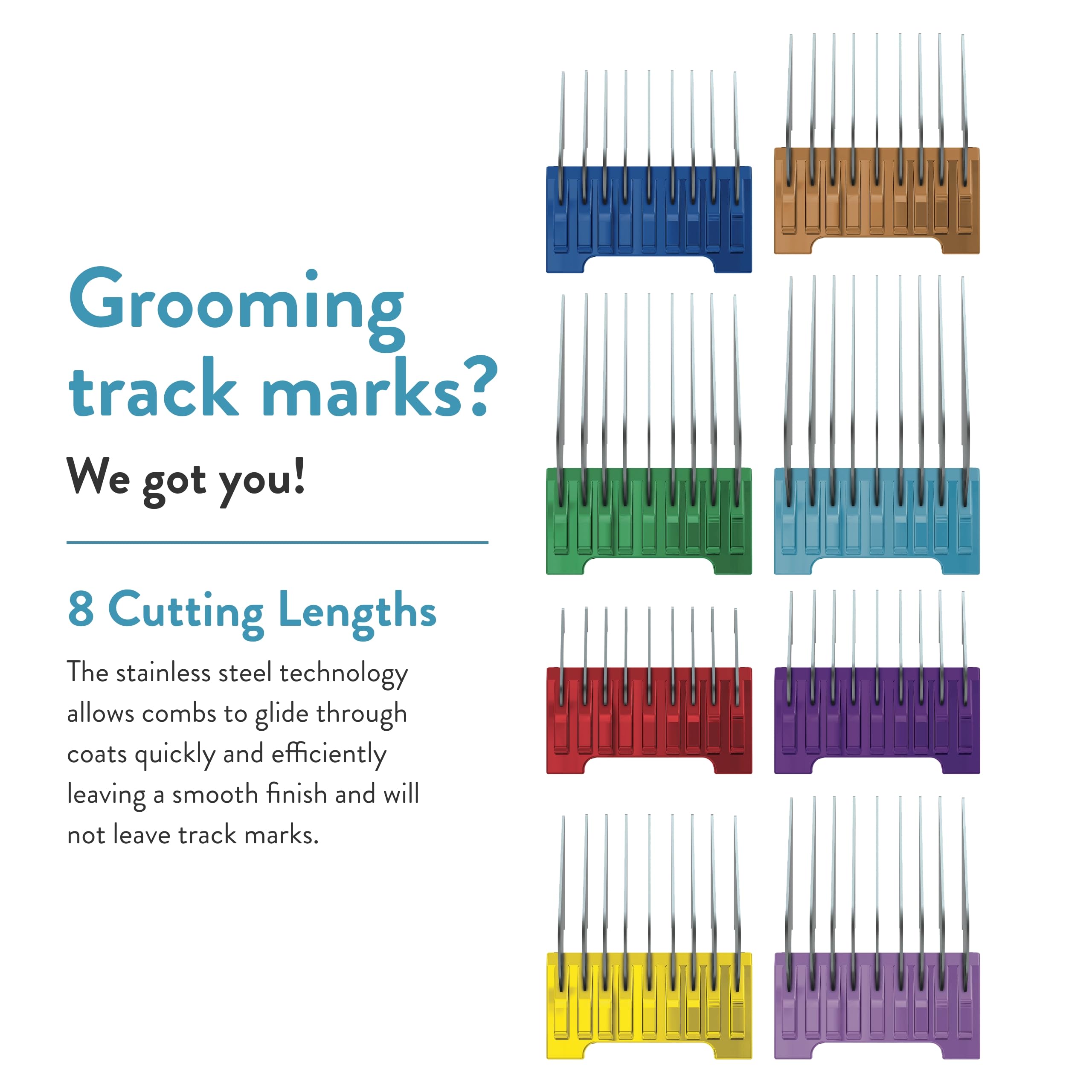 Wahl attachment comb used on dogs to achieve even trims