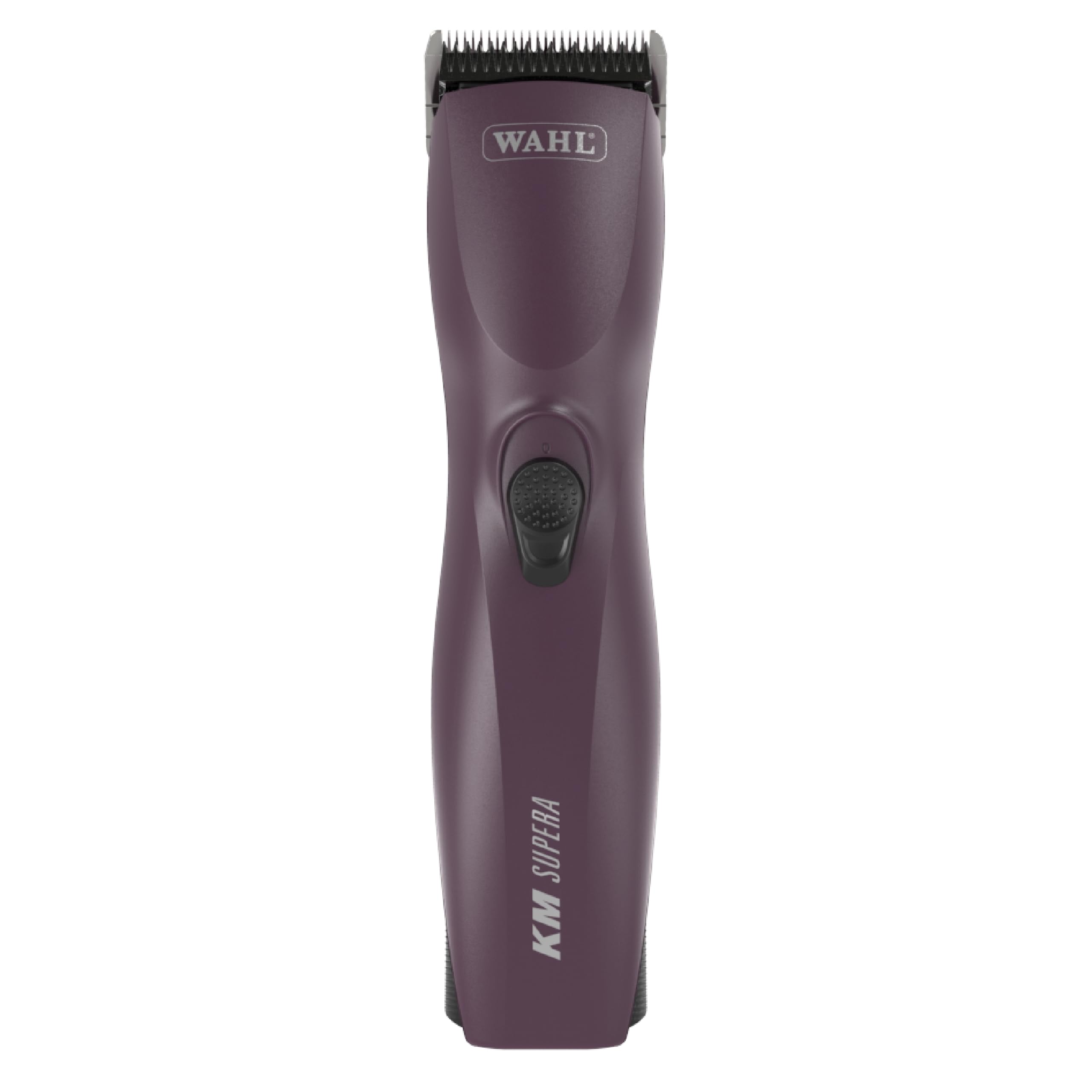 Wahl Pro Animal KM Supera cordless clipper front view for precise grooming and versatility