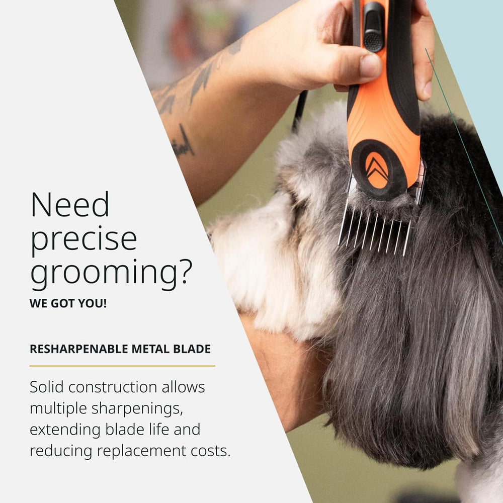 Wahl Pro Animal KM Velocity in a dog grooming session for precise clipping