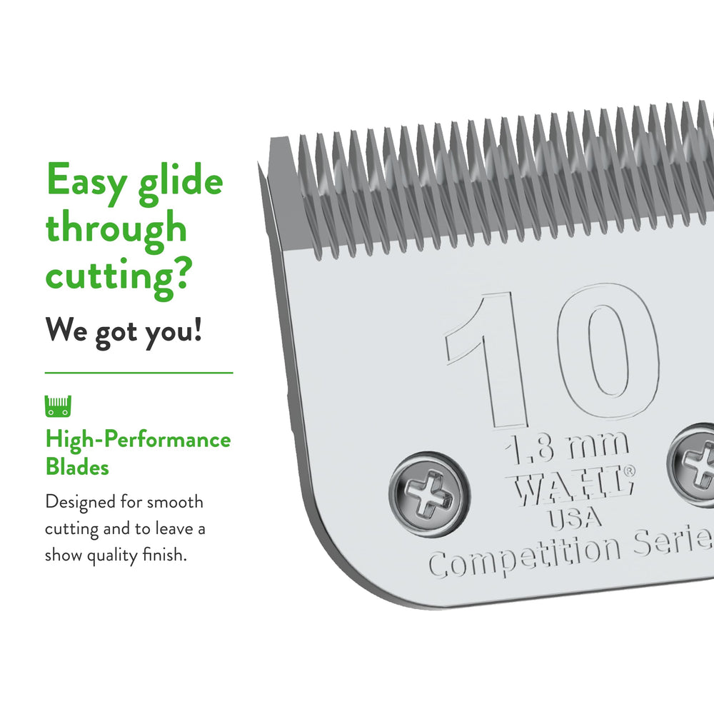 Wahl professional animal clipper with blade setup ready for trimming