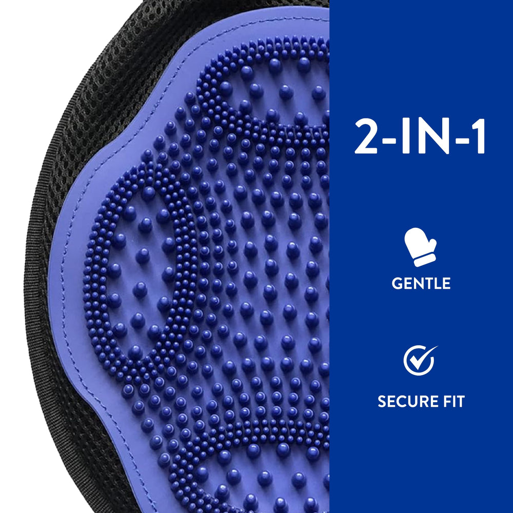WAHL grooming mitt usable wet or dry for flexible grooming.
