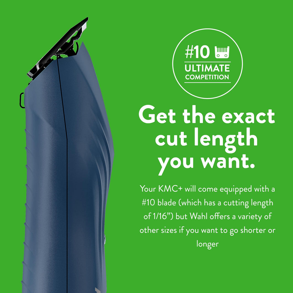 Wahl KMC+ navy clipper is suitable for body clipping on horses and livestock.