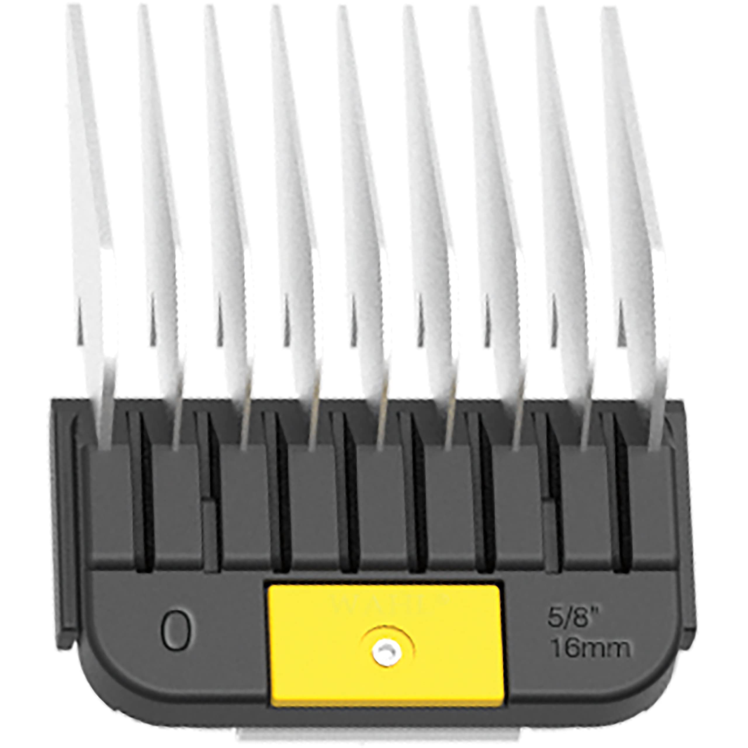 Wahl professional animal stainless-steel attachment guide comb delivers precise 5/8-inch cuts on pets.