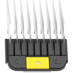 Wahl professional animal stainless-steel attachment guide comb delivers precise 5/8-inch cuts on pets.