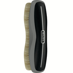 WAHL Soft Body Horse Brush in hand removes loose hair during grooming sessions