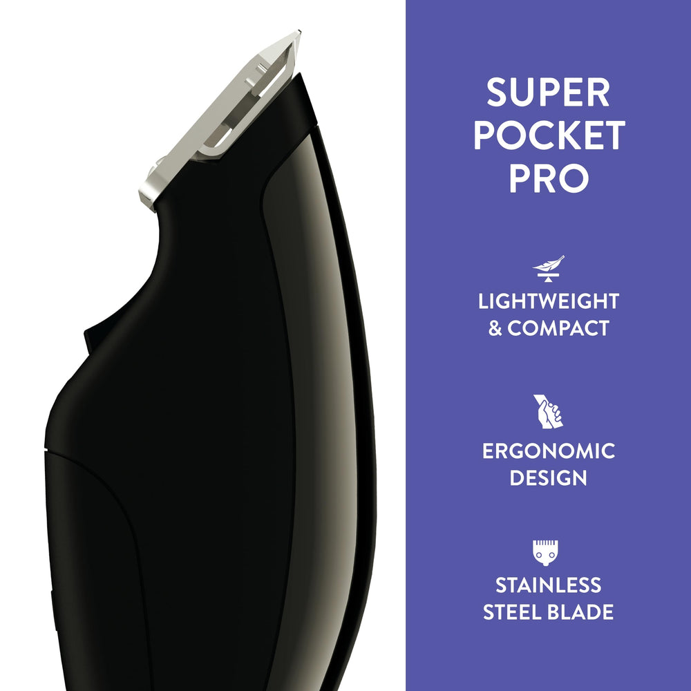 Wahl Super Pocket Pro blade #40 close-up for fine touchups
