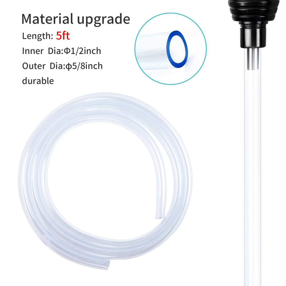 Waifoter gravel vacuum debris-removal clears sediment without disturbing substrate.